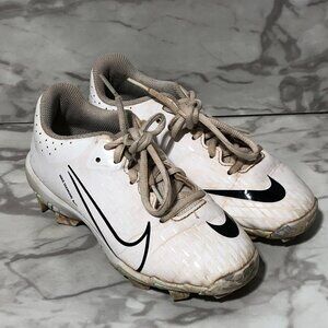 Nike Hyperdiamond 4 Keystone Softball Cleats Youth Size 1.5Y CZ5919-102 White